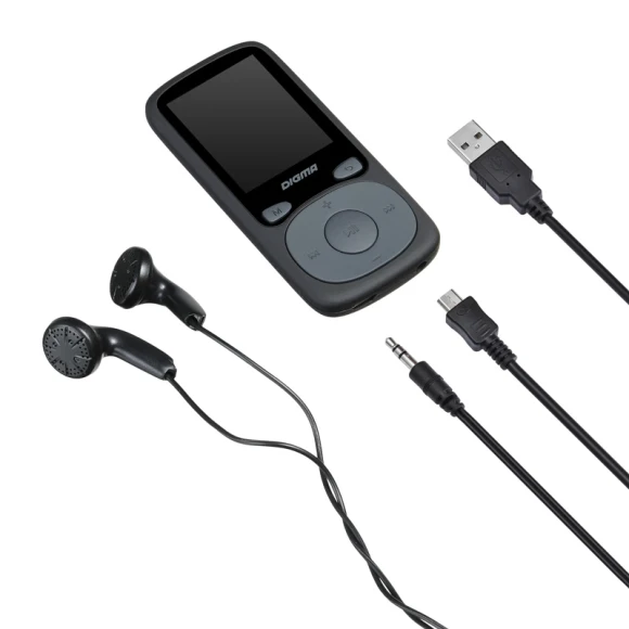 Плеер Hi-Fi Flash Digma B4 8Gb черный/1.8"/FM/microSDHC Плеер Hi-Fi Flash Digma B4 8Gb черный/1.8"/FM/microSDHC