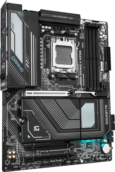 Материнская плата Gigabyte B850 GAMING X WIFI6E Socket AM5 AMD B850 4xDDR5 ATX AC`97 8ch(7.1) 2.5Gg RAID+DP Материнская плата Gigabyte B850 GAMING X WIFI6E Socket AM5 AMD B850 4xDDR5 ATX AC`97 8ch(7.1) 2.5Gg RAID+DP