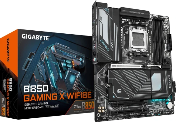 Материнская плата Gigabyte B850 GAMING X WIFI6E Socket AM5 AMD B850 4xDDR5 ATX AC`97 8ch(7.1) 2.5Gg RAID+DP Материнская плата Gigabyte B850 GAMING X WIFI6E Socket AM5 AMD B850 4xDDR5 ATX AC`97 8ch(7.1) 2.5Gg RAID+DP