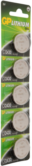 Батарея GP CR2430 (1шт) блистер Батарея GP CR2430 (1шт) блистер