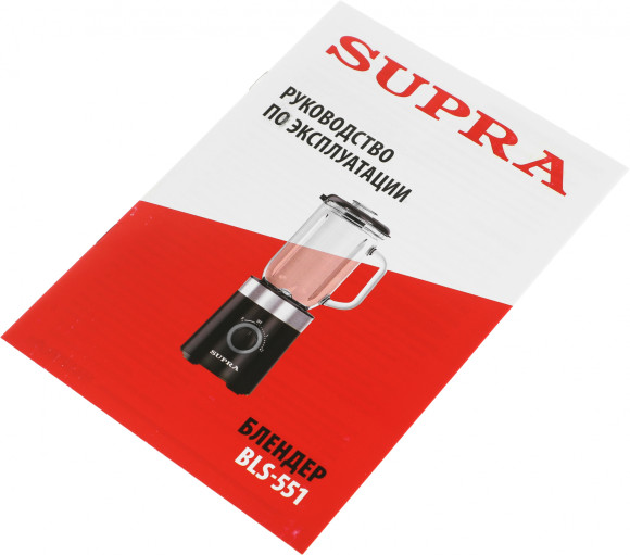 Блендер стационарный Supra BLS-551 550Вт черный