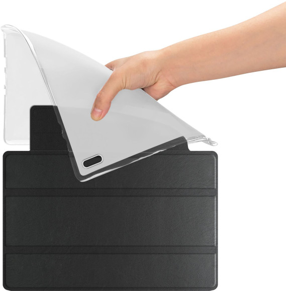 Чехол BoraSCO для Lenovo Tab M10 TB-X505L Tablet Case Lite искусственная кожа черный (71785) Чехол BoraSCO для Lenovo Tab M10 TB-X505L Tablet Case Lite искусственная кожа черный (71785)