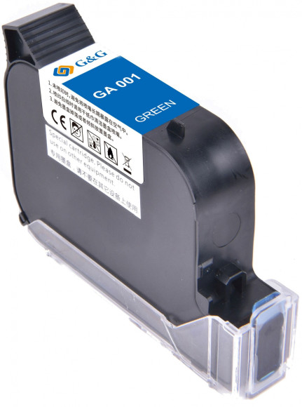 Картридж струйный G&G GA-001G зел.пигм. (42мл) для G&G GG-HH1001 с чипом