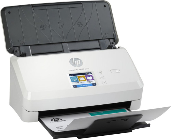 Сканер протяжный HP ScanJet Pro N4000 snw1 (6FW08A) A4 белый/черный
