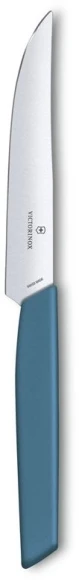 Нож кухонный Victorinox Swiss Modern (6.9006.122) стальной столовый для стейка лезв.120мм прямая заточка синий Нож кухонный Victorinox Swiss Modern (6.9006.122) стальной столовый для стейка лезв.120мм прямая заточка синий