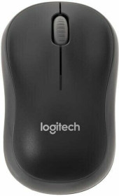 Мышь Logitech M186 черный/серый оптическая 1000dpi беспров. USB для ноутбука 2but (910-004131)