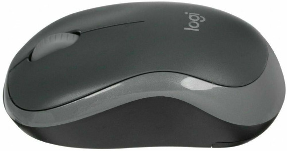 Мышь Logitech M186 черный/серый оптическая 1000dpi беспров. USB для ноутбука 2but (910-004131)