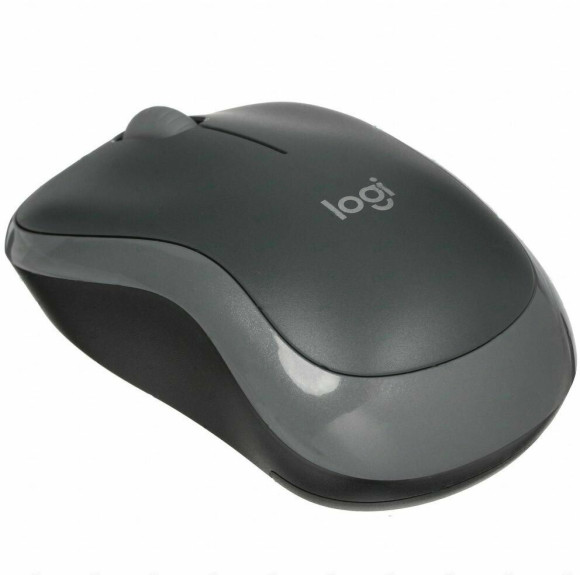 Мышь Logitech M186 черный/серый оптическая 1000dpi беспров. USB для ноутбука 2but (910-004131)