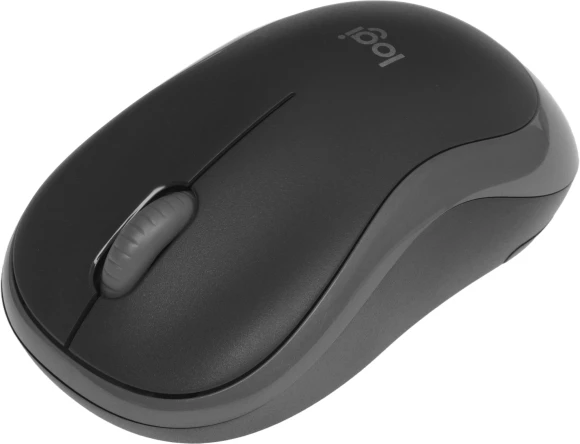 Мышь Logitech M186 черный/серый оптическая 1000dpi беспров. USB для ноутбука 2but (910-004131)