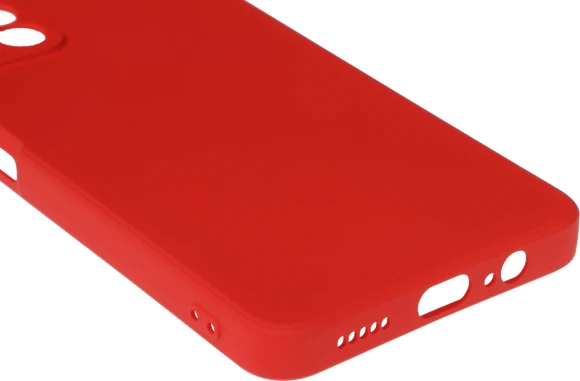 Чехол (клип-кейс) BoraSCO для Xiaomi Poco M4 Pro 5G Microfiber Case красный (70107)