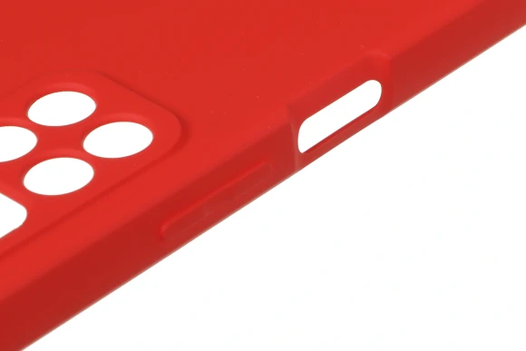 Чехол (клип-кейс) BoraSCO для Xiaomi Poco M4 Pro 5G Microfiber Case красный (70107)