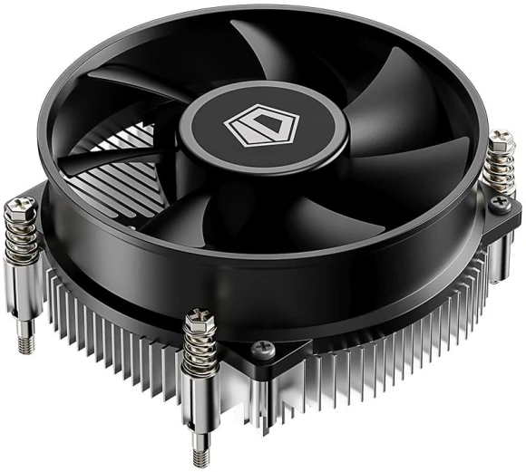 Устройство охлаждения(кулер) ID-Cooling SE-214-XT V2 Plus нет подсветки Soc-AM5/AM4/1200/1700/1851 серебристый/черный 4-pin 27.2dB Al+Cu 220W 680gr Ret