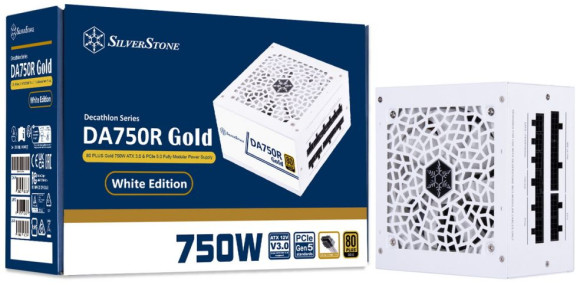 Блок питания Silverstone ATX 750W Decathlon DA750R 80+ gold (20+4pin) APFC 120mm fan 8xSATA Cab Manag RTL