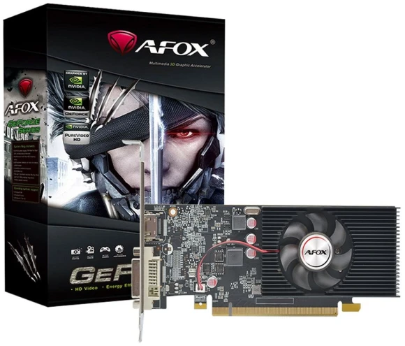 Видеокарта Afox PCI-E 3.0 AF1030-4096D4L5 NVIDIA GeForce GT 1030 4Gb 64bit GDDR4 1152/2100 DVIx1 HDMIx1 HDCP Ret