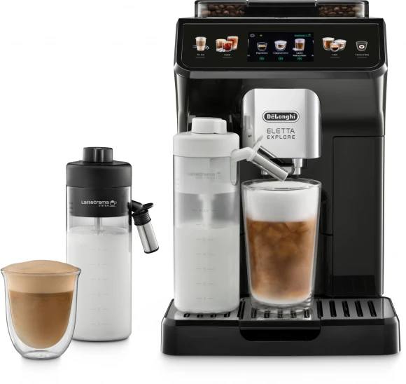 Кофемашина Delonghi Eletta Explore ECAM450.55.G 1450Вт серебристый/черный