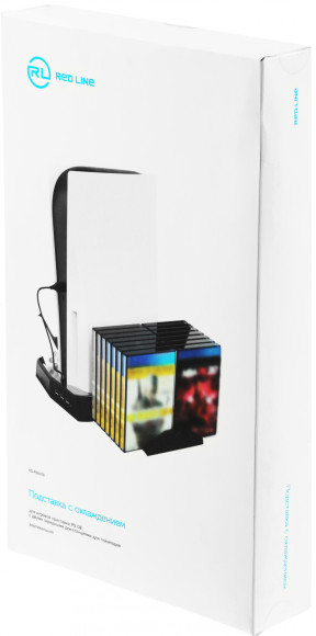 Подставка Redline HS-PS5019 черный для: PlayStation 5 (УТ000024650) Подставка Redline HS-PS5019 черный для: PlayStation 5 (УТ000024650)