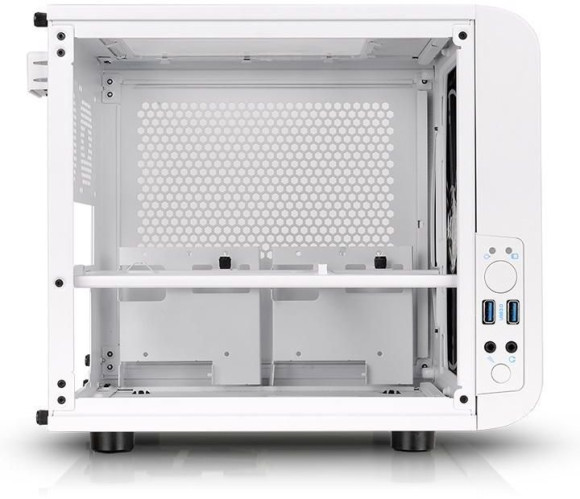Корпус Thermaltake Core V1 белый без БП miniITX 2x80mm 1x120mm 1x140mm 2xUSB3.0 audio bott PSU Корпус Thermaltake Core V1 белый без БП miniITX 2x80mm 1x120mm 1x140mm 2xUSB3.0 audio bott PSU