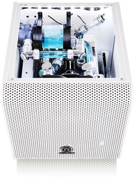 Корпус Thermaltake Core V1 белый без БП miniITX 2x80mm 1x120mm 1x140mm 2xUSB3.0 audio bott PSU Корпус Thermaltake Core V1 белый без БП miniITX 2x80mm 1x120mm 1x140mm 2xUSB3.0 audio bott PSU