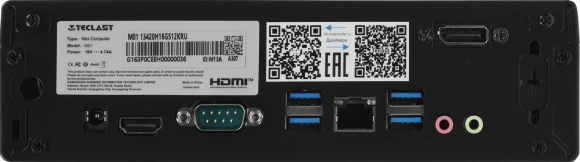 ПК Мини Teclast M01 i5 13420H (2.1) 16Gb SSD512Gb UHDG Windows 11 Pro GbitEth WiFi BT 90W черный (13420H16G512KRU)