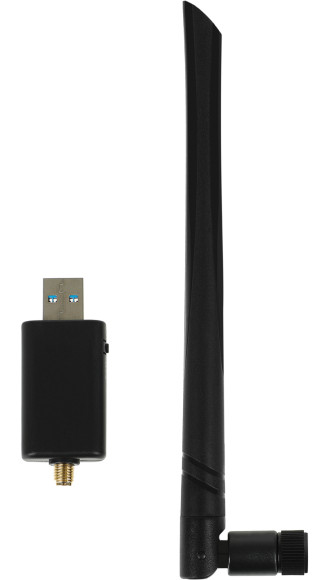 Сетевой адаптер Wi-Fi + Bluetooth Digma DWA-BT5-AC1300E AC1300 USB 3.0 (ант.внеш.съем) 1ант.