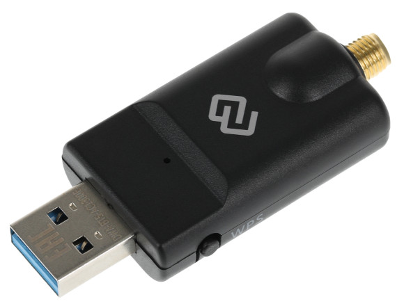 Сетевой адаптер Wi-Fi + Bluetooth Digma DWA-BT5-AC1300E AC1300 USB 3.0 (ант.внеш.съем) 1ант.