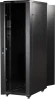 Шкаф серверный Lanmaster (TWT-CBB-32U-6X6-G1) напольный 32U 600x600мм пер.дв.стекл металл 2 бок.пан. 800кг черный 526мм 64.5кг 1610мм IP20 металл