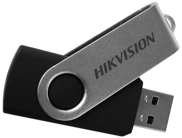 Флеш Диск Hikvision 32Gb M200 HS-USB-M200S/32G/U3 USB3.0 серебристый/черный