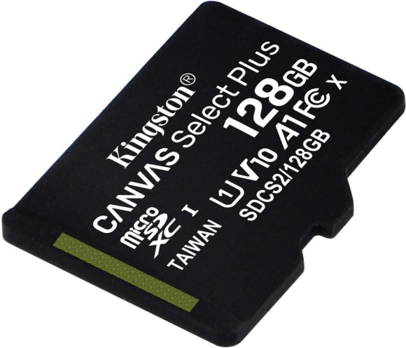 Флеш карта microSDXC 128GB Kingston SDCS2/128GBSP Canvas Select Plus w/o adapter Флеш карта microSDXC 128GB Kingston SDCS2/128GBSP Canvas Select Plus w/o adapter