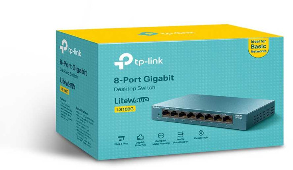 Коммутатор TP-Link LS1005G (L2) 5x1Гбит/с неуправляемый Коммутатор TP-Link LS1005G (L2) 5x1Гбит/с неуправляемый