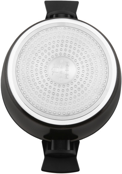Кастрюля Polaris Monolit 24C 4л. d=24см (с крышкой) черный (015249) Кастрюля Polaris Monolit 24C 4л. d=24см (с крышкой) черный (015249)