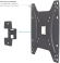 Кронштейн для телевизора Kromax OPTIMA-200 черный 15"-42" макс.25кг настенный фиксированный