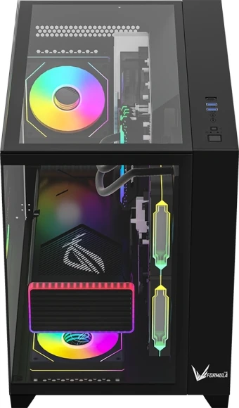 Корпус Formula Crystal Z9ML Floe черный без БП mATX 1xUSB3.0 1xUSB3.1 audio bott PSU Корпус Formula Crystal Z9ML Floe черный без БП mATX 1xUSB3.0 1xUSB3.1 audio bott PSU