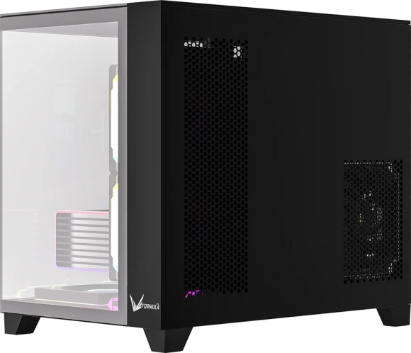 Корпус Formula Crystal Z9ML Floe черный без БП mATX 1xUSB3.0 1xUSB3.1 audio bott PSU Корпус Formula Crystal Z9ML Floe черный без БП mATX 1xUSB3.0 1xUSB3.1 audio bott PSU