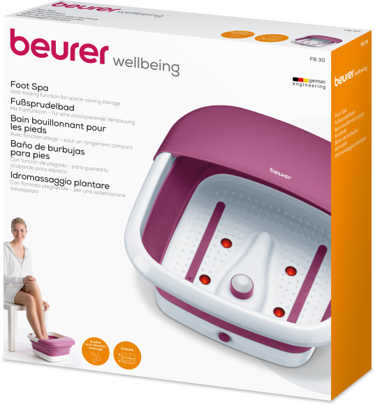 Гидромассажная ванночка для ног Beurer FB30 60Вт фиолетовый (638.50) Гидромассажная ванночка для ног Beurer FB30 60Вт фиолетовый (638.50)