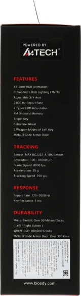 Мышь A4Tech Bloody W70 Max Punk желтый/черный оптическая 10000dpi USB 11but Мышь A4Tech Bloody W70 Max Punk желтый/черный оптическая 10000dpi USB 11but