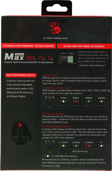 Мышь A4Tech Bloody W70 Max Punk желтый/черный оптическая 10000dpi USB 11but Мышь A4Tech Bloody W70 Max Punk желтый/черный оптическая 10000dpi USB 11but