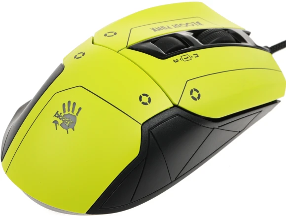 Мышь A4Tech Bloody W70 Max Punk желтый/черный оптическая 10000dpi USB 11but Мышь A4Tech Bloody W70 Max Punk желтый/черный оптическая 10000dpi USB 11but