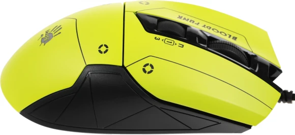 Мышь A4Tech Bloody W70 Max Punk желтый/черный оптическая 10000dpi USB 11but Мышь A4Tech Bloody W70 Max Punk желтый/черный оптическая 10000dpi USB 11but