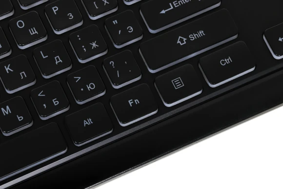 Клавиатура Defender GK-778DL черный USB slim for gamer LED (45778) кабель 1.5м