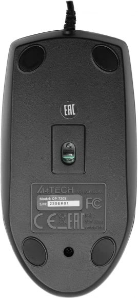 Мышь A4Tech OP-720S черный оптическая 1200dpi silent USB 2but Мышь A4Tech OP-720S черный оптическая 1200dpi silent USB 2but