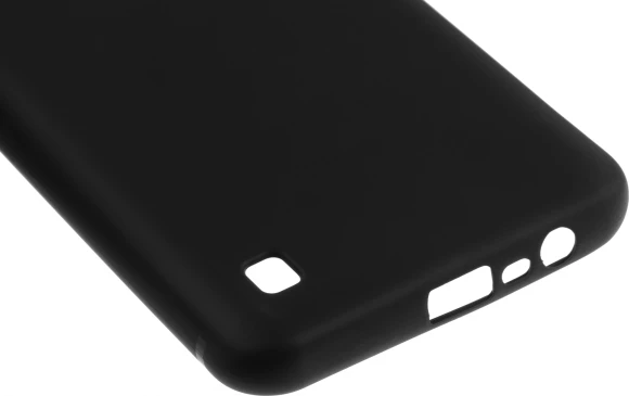 Чехол (клип-кейс) BoraSCO для Realme C21 Silicone Case черный (матовый) (40041)