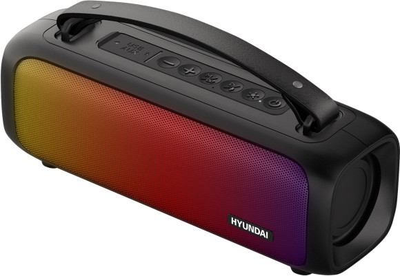 Колонка порт. Hyundai H-PS1020 черный 16W 2.0 BT 10м 1500mAh Колонка порт. Hyundai H-PS1020 черный 16W 2.0 BT 10м 1500mAh