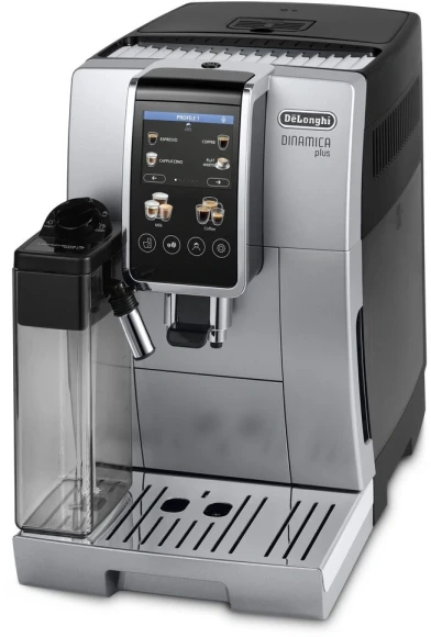 Кофемашина Delonghi Dinamica Plus ECAM380.85.SB 1450Вт серебристый/черный Кофемашина Delonghi Dinamica Plus ECAM380.85.SB 1450Вт серебристый/черный