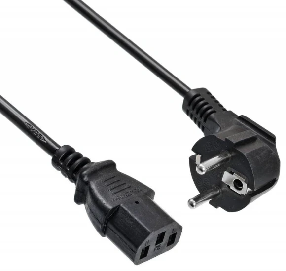 Кабель Buro BU-PCAB-3M-16A IEC C13 Евровилка 3м Кабель Buro BU-PCAB-3M-16A IEC C13 Евровилка 3м