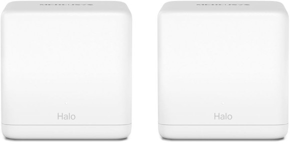 Бесшовный Mesh роутер Mercusys Halo H30G (HALO H30G(2-PACK)) AC1300 10/100/1000BASE-TX белый (упак.:2шт)