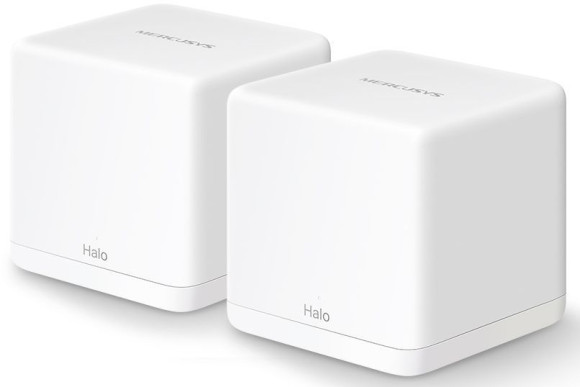 Бесшовный Mesh роутер Mercusys Halo H30G (HALO H30G(2-PACK)) AC1300 10/100/1000BASE-TX белый (упак.:2шт) Бесшовный Mesh роутер Mercusys Halo H30G (HALO H30G(2-PACK)) AC1300 10/100/1000BASE-TX белый (упак.:2шт)