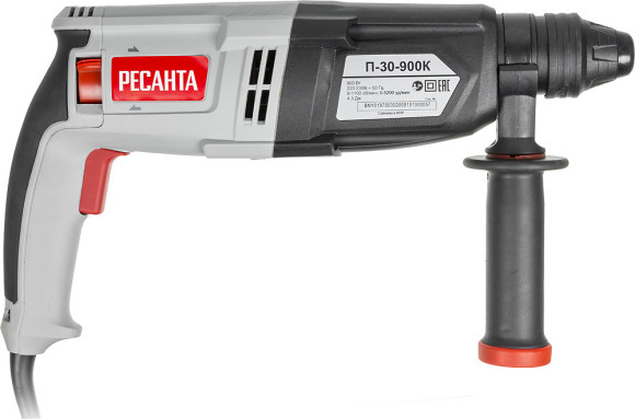 Перфоратор Ресанта П-30-900К патрон:SDS-plus уд.:4.3Дж 900Вт (кейс в комплекте)