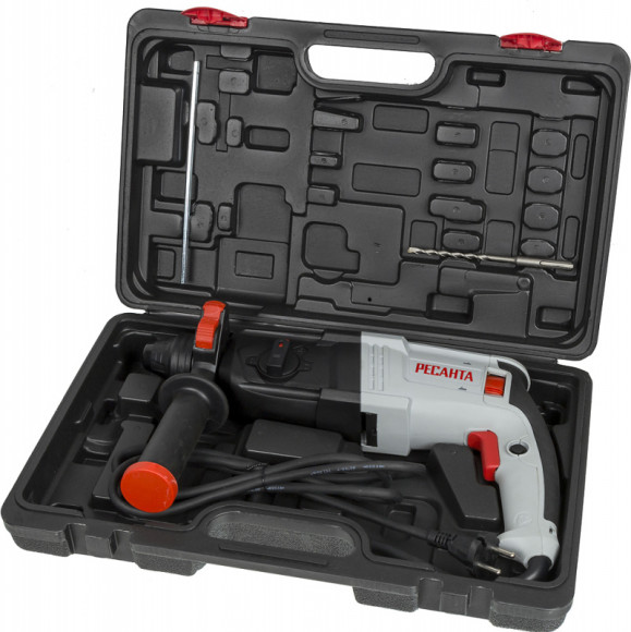 Перфоратор Ресанта П-30-900К патрон:SDS-plus уд.:4.3Дж 900Вт (кейс в комплекте)