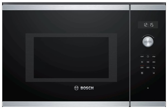 Микроволновая печь Bosch BFL554MS0 25л. 900Вт нержавеющая сталь/черный (встраиваемая)