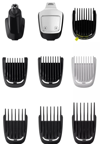 Триммер Philips MG5920/15 серебристый (насадок в компл:10шт) Триммер Philips MG5920/15 серебристый (насадок в компл:10шт)